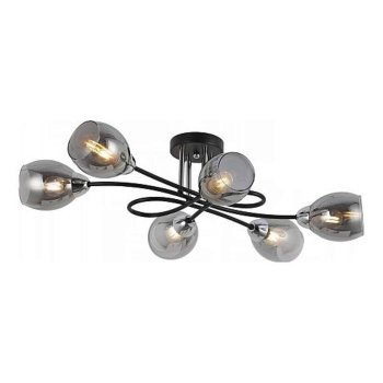 Люстра IL8263-6COU-79 BK CR Е27 60Вт  S=36м2 *1/5 Люстра IL8263-6COU-79 BK CR Е27 60Вт  S=36м2 *1/5