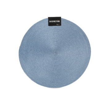 Салфетка сервировочная "мат" полипроп. круглая d38см "Blue" голуб. арт.DM9892 "Domenik" *4/24 Салфетка сервировочная "мат" полипроп. круглая d38см "Blue" голуб. арт.DM9892 "Domenik" *4/24