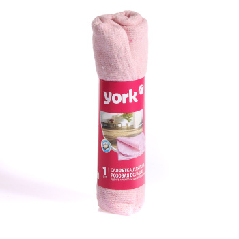 Салфетка д/уборки д/пола Х/Б 60х75см Розовая 022280 "York" *1/30 Салфетка д/уборки д/пола Х/Б 60х75см Розовая 022280 "York" *1/30