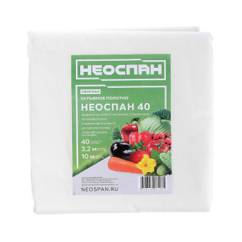 Укрывной материал 40 г/м² AGROBIO Неоспан, 3.2х10 м, белый