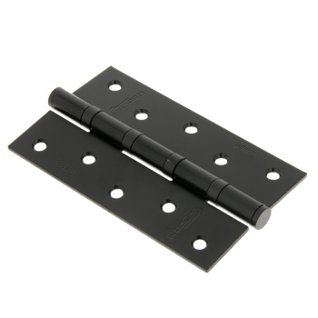 Петля универсальная 125*75*2,5мм ЧЕРНЫЙ FHP-STD (комплект 2шт.) Нора-М *1/10/50