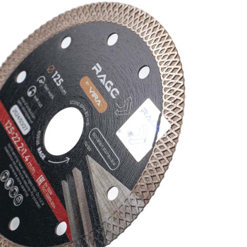 Диск алмазный по керамограниту тонкий 125 мм RAGE by VIRA