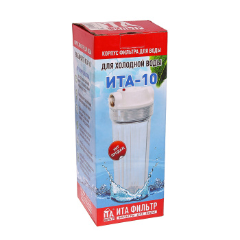 Корпус фильтра ITA 10SL 3/4'' прозрачный ИТА-10  *1/12