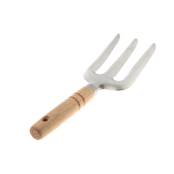 Вилка посадочная L-25см сталь,нерж покр,дер/лак руч (арт.0532-5) ЦИ *1/24/144