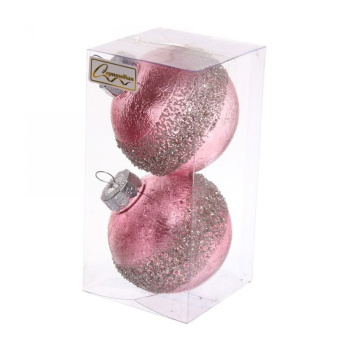 Набор украшений SHINE Diamonds 8 см (2 шт.), rose pink