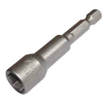 Ключ-насадка для кров.саморезов 10х65мм (2шт) магнитная 1/4" (K47-06510-02) KVADRA *1/25