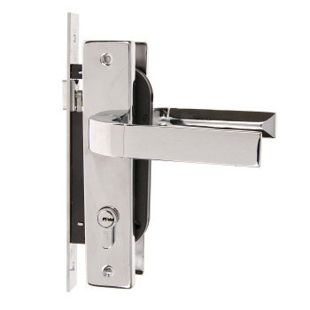 Замок врезной 70мм хром N107 Нора-М *1/20