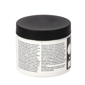 Краска акриловая для мебели и декора Белый 0,5 кг Новбытхим *1/6