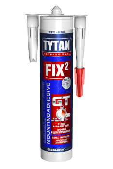 Жидкие гвозди 290 мл TYTAN FIX² GT, сверхсильный, гибридный, белый Жидкие гвозди 290 мл TYTAN FIX² GT, сверхсильный, гибридный, белый