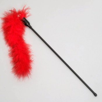 Дразнилка пуховая "Хвостик", микс цветов 875374