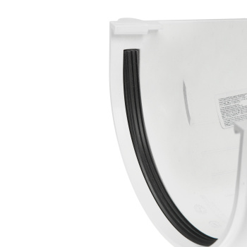 Угол желоба 90° ТехноНиколь, 120 мм, белый