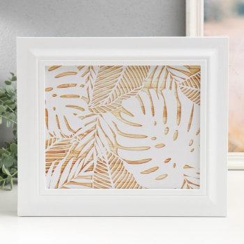 Ключница закрытая "Листья" 26,5х31,5 см Белый 9502889