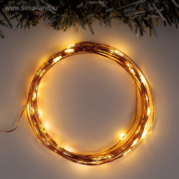 Гирлянда Нить 5 м 50LED тепл.бел.медная нить роса IP20 AAх3 (нет в комплекте) 5198320 *1/150 Гирлянда Нить 5 м 50LED тепл.бел.медная нить роса IP20 AAх3 (нет в комплекте) 5198320 *1/150