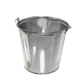 Ведро "Подойник" металл. 12,0л НЕРЖ.СТАЛЬ