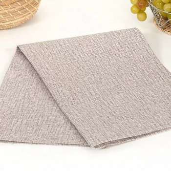 Полотенце рогожка 48*60см на хангере Лен капучино Touch *6/84