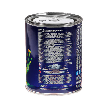 Эмаль ПФ-115 серая 0,8 кг Простокрашено *1/14/490