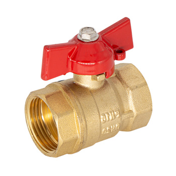 Кран шаровый 3/4" (Ø20) М/М бабочка СТМ (ОПТИМА) SOFFB034 *1/15