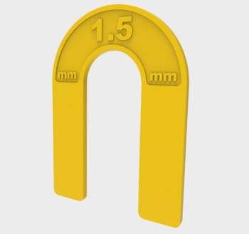 Система выравнивания плитки СВП "Подкова" 1,5мм многоразовая (пакет 100шт) (арт.444-0015)  *1/30