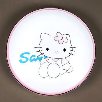 Светильник светодиодный акриловый 400мм 48W 8103/24W*2 04 PINK LED 3реж (тепл.и хол.свет,смеш) б/пул