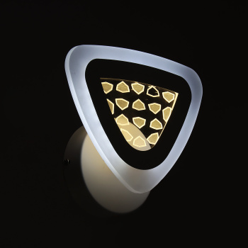 Бра YH560/1W WT 18W LED 220V 3000К-6500К (h=65, w=195, l=220) б/пульта VERNER LIGHTING *1