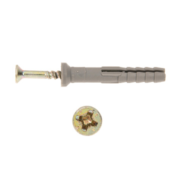 Дюбель с шурупом 6х40 мм BROZEX, оцинкованная сталь, 10 шт.