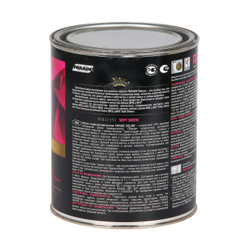 Краска акриловая для стен и потолков 0,9 л PARADE DELUXE Brilliant моющаяся полуматовая База А  *1/6