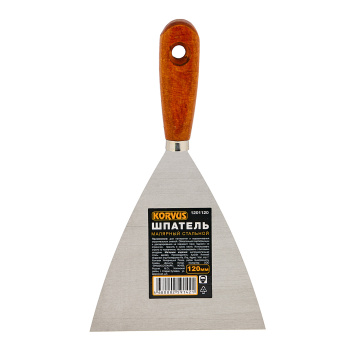 Шпатель дер.ручка 120мм "Korvus" (арт.1201120) *12/240