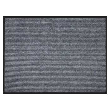 Коврик влаговпитывающий 90*120 см ребристый серый "KOVROFF" (арт.20402) *1/6 (ОП18)