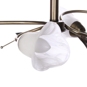 Люстра Verner Lighting А1193/4, 40 Вт, Е14, 4 лампы, античная бронза Люстра Verner Lighting А1193/4, 40 Вт, Е14, 4 лампы, античная бронза