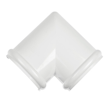 Угол желоба 90° ТехноНиколь, 120 мм, белый