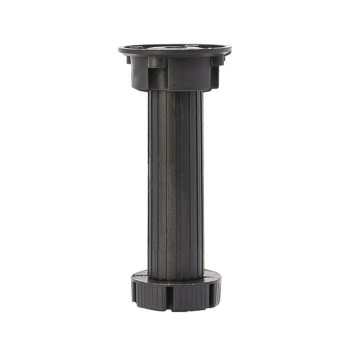 Опора кухонная регулируемая D60/H145-175 разборная,ЧЁРНАЯ Ц1498 *10