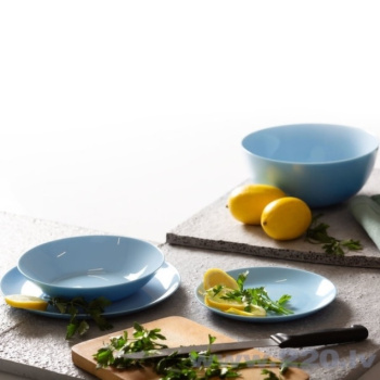 Q6879Тарелка десертная d=18см ЛИЛИ ЛАЙТ БЛЮ (6/12)