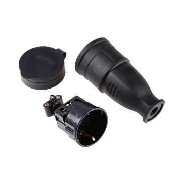 Розетка КАУЧУК переносная "Smartbuy" 1мест. з/к 230В 2Р+РЕ 16А IP44 (SBE-16-S07-R) *1/100