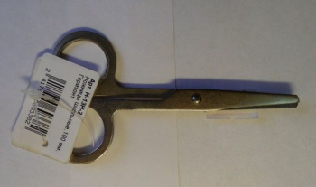 Ножницы школьные тупоконечные цельно-метал. 100мм (тип 2)  Н-13Н-2  *1/20/200